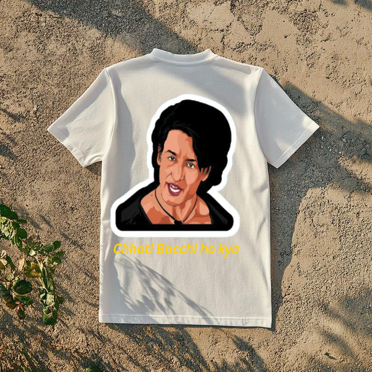 “Choti Bachi Ho Kya Meme – Bollywood Dialogue T-Shirt”