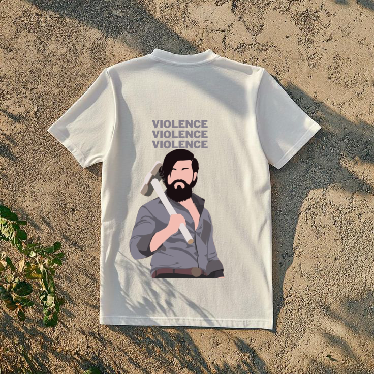 Violence Hammer Pose Graphic T-Shirt