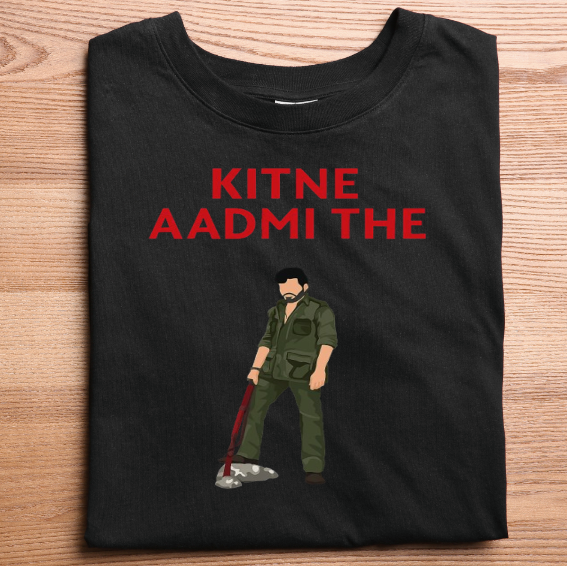 “Kitne Aadmi The T shirt