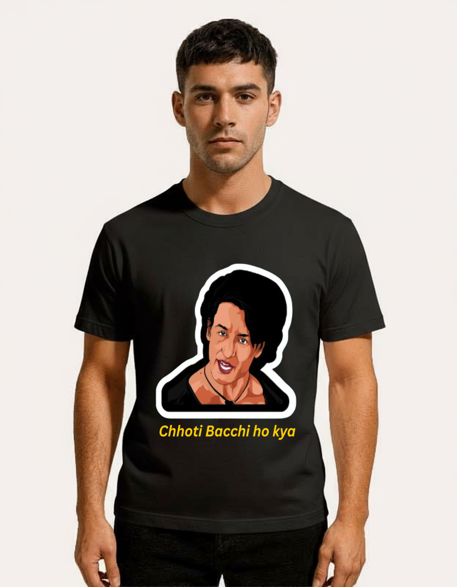 “Choti Bachi Ho Kya Meme – Bollywood Dialogue T-Shirt”