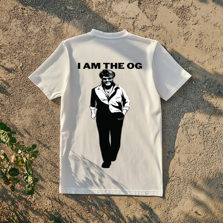 Rajinikanth Inspired Superstar Vibes - I am the OG T-Shirt