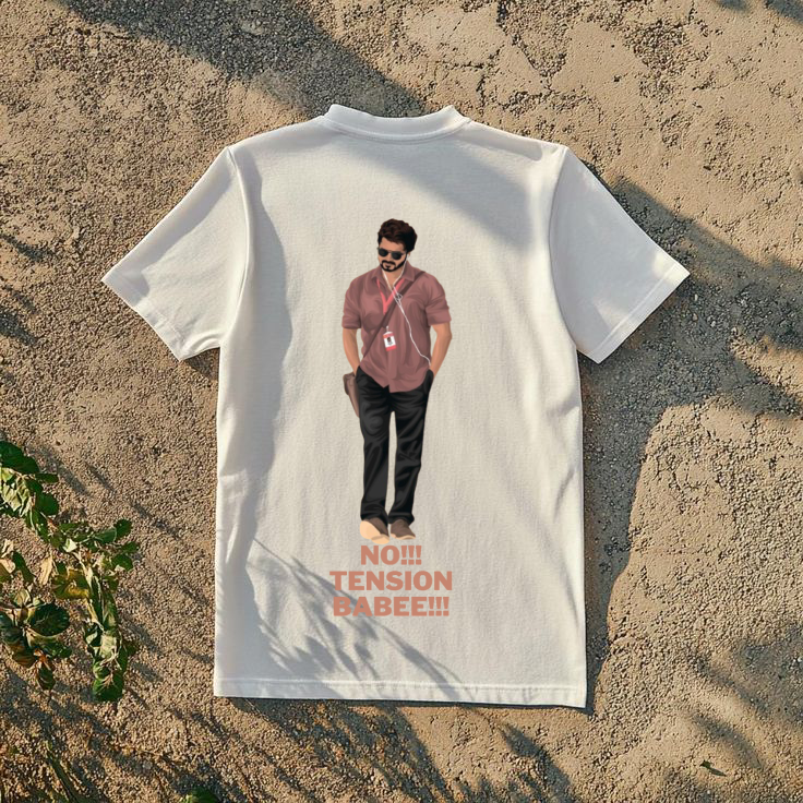 Thalapathy-Inspired Attitude – No!!! Tension Babee!!! T-Shirt