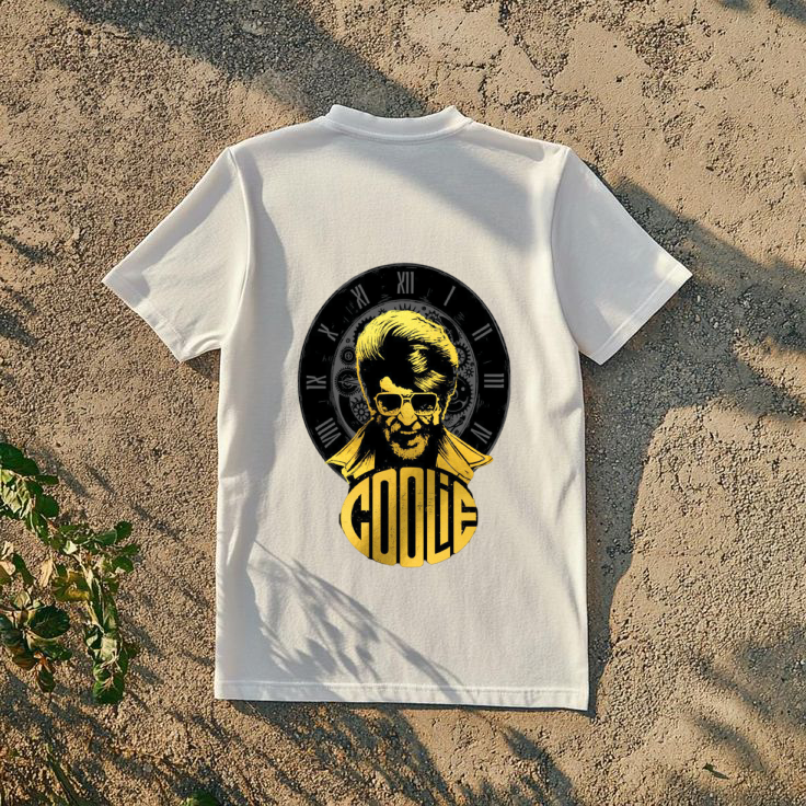 Rajinikanth Coolie Inspired – Mass Style Graphic T-Shirt
