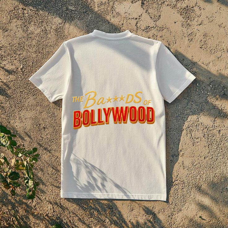 The Badass of Bollywood Text Graphic T-Shirt
