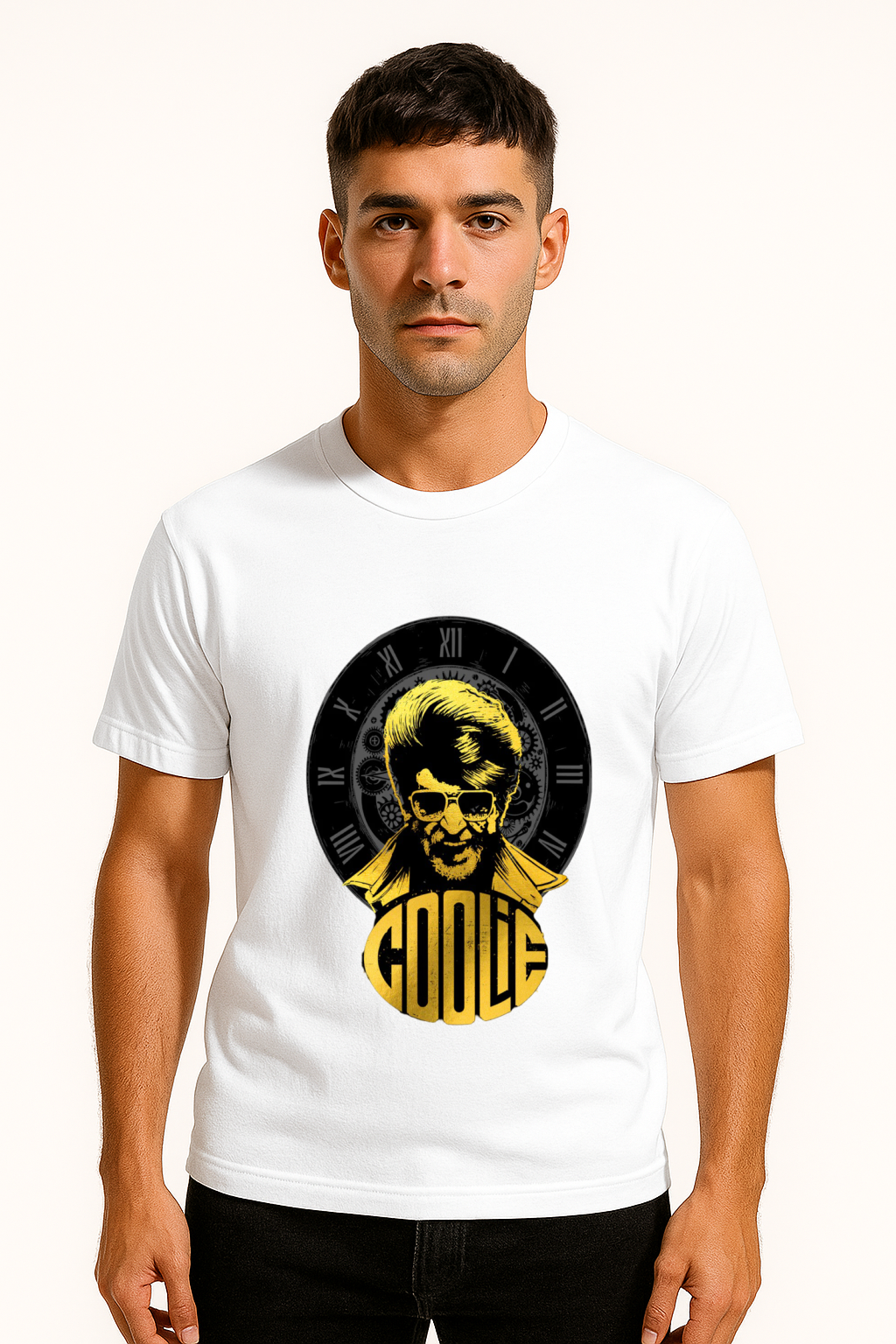 Rajinikanth Coolie Inspired – Mass Style Graphic T-Shirt