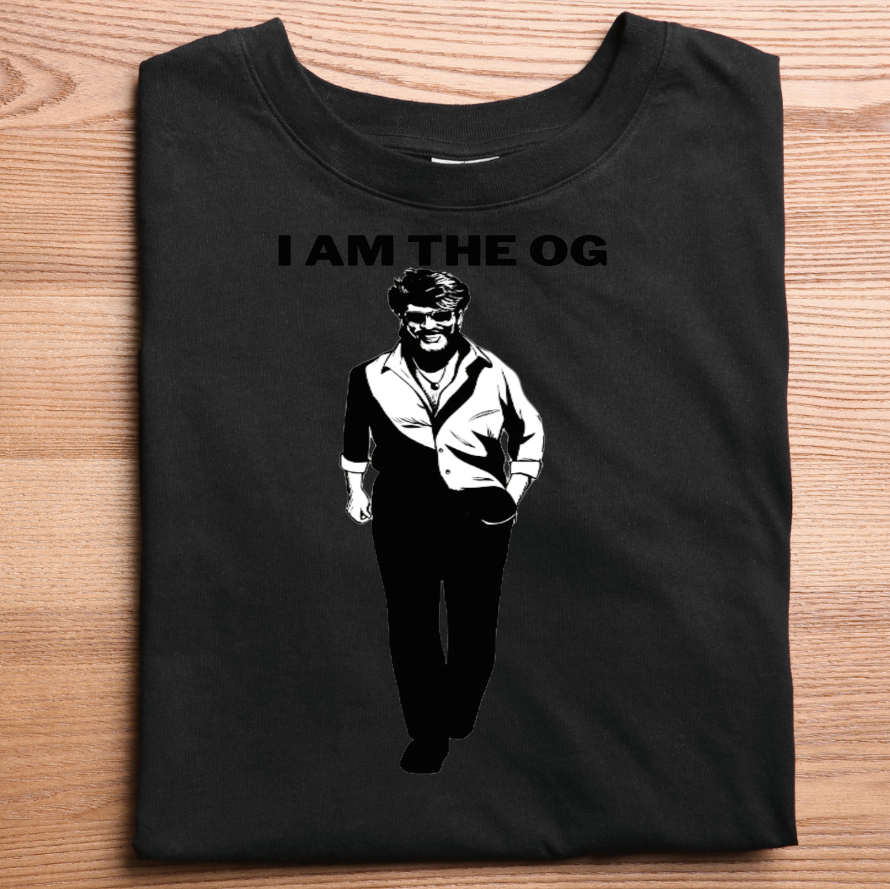 Rajinikanth Inspired Superstar Vibes - I am the OG T-Shirt
