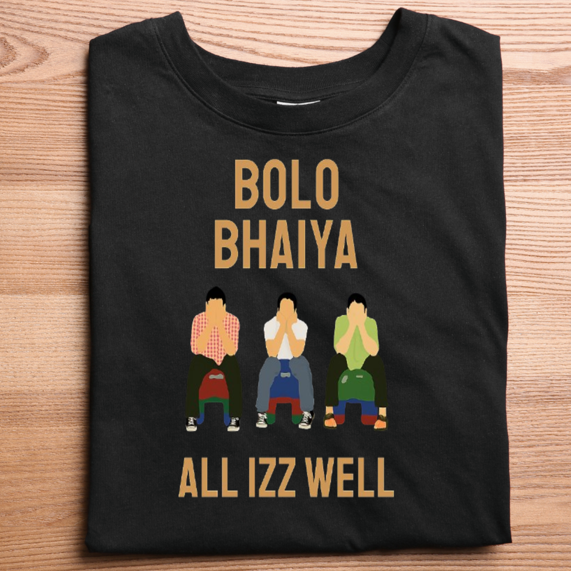 Bolo Bhaiya All Izz Well T-Shirt