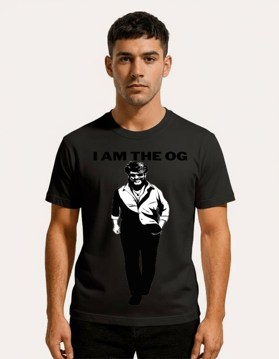 Rajinikanth Inspired Superstar Vibes - I am the OG T-Shirt