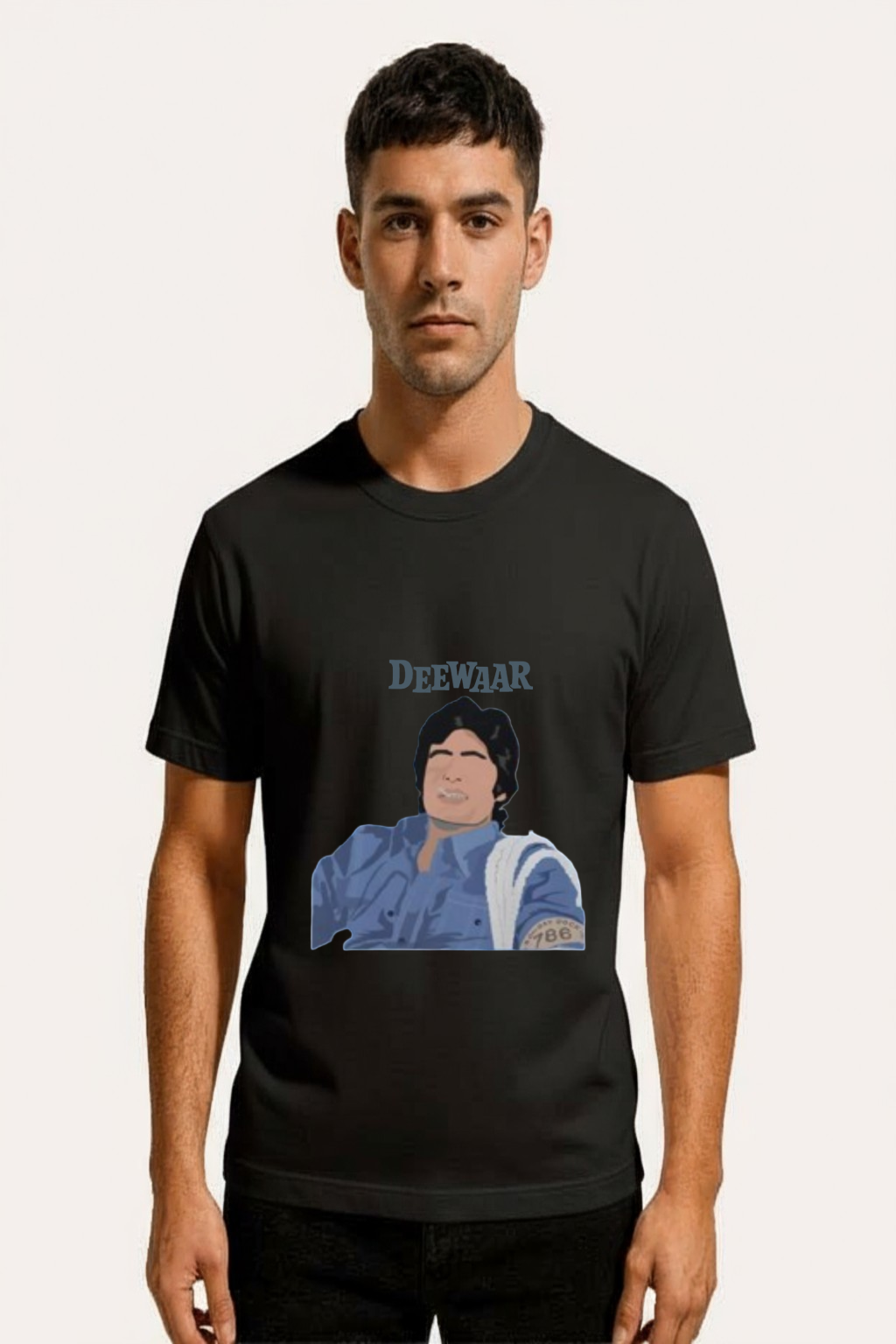 Amitabh Bachchan Attitude Pose T-Shirt – Deewaar Movie Inspired Design